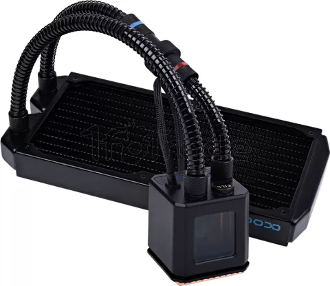 Photo de Kit Watercooling AIO Alphacool Eisbaer - 240mm (Noir)