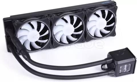 Photo de Kit Watercooling AIO Alphacool Eisbaer Aurora HPE RGB - 360mm (Noir)