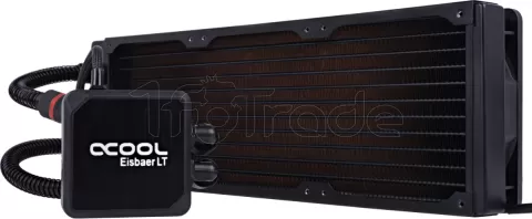 Photo de Kit Watercooling AIO Alphacool Eisbaer LT - 360mm (Noir)