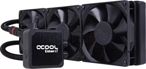 Photo de Kit Watercooling AIO Alphacool Eisbaer LT - 360mm (Noir)