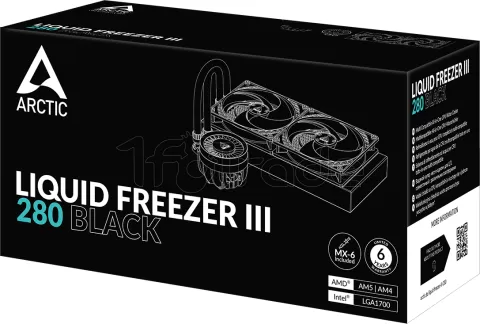 Photo de Kit Watercooling AIO Arctic Liquid Freezer III - 280mm (Noir)