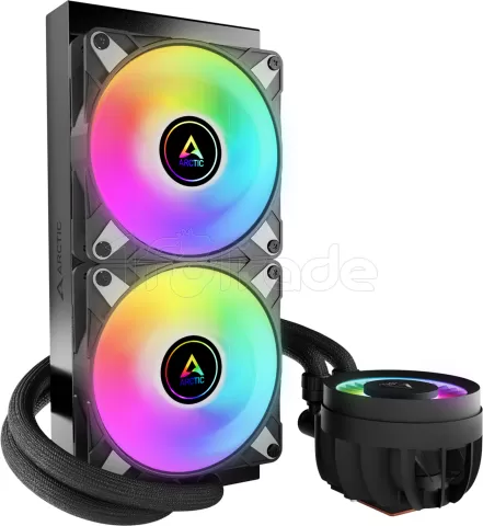 Photo de Kit Watercooling AIO Arctic Liquid Freezer III RGB - 240mm (Noir)