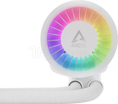 Photo de Kit Watercooling AIO Arctic Liquid Freezer III RGB - 420mm (Blanc)