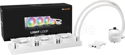 Photo de Kit Watercooling AIO be quiet! Light Loop RGB - 360mm (Blanc)