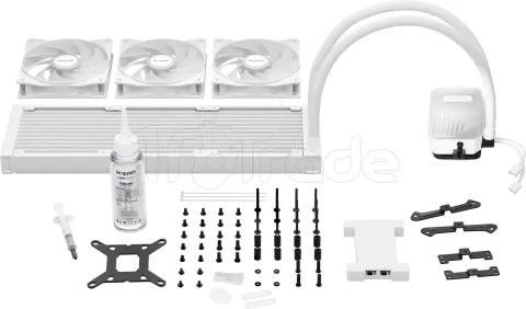 Photo de Kit Watercooling AIO be quiet! Light Loop RGB - 360mm (Blanc)