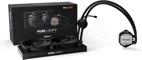 Photo de Kit Watercooling AIO be quiet! Pure Loop 2 RGB - 280mm (Noir)