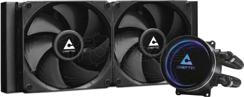 Photo de Kit Watercooling AIO Chieftec Iceberg Dark RGB - 240mm (Noir)