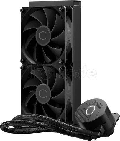 Photo de Kit Watercooling AIO Cooler Master MasterLiquid L Core - 240mm (Noir)