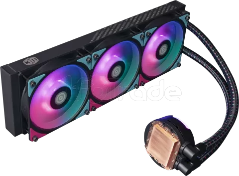 Photo de Kit Watercooling AIO Cooler Master MasterLiquid PL-Flux 30th Anniversary RGB - 360mm (Noir)