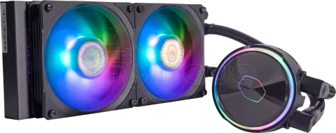 Photo de Kit Watercooling AIO Cooler Master MasterLiquid PL-Flux RGB - 240mm(Noir)