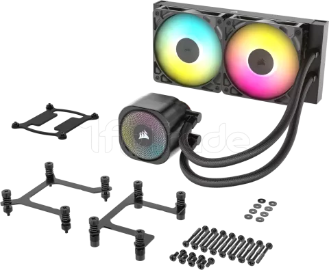 Photo de Kit Watercooling AIO Corsair Nautilus RGB - 240mm (Noir)