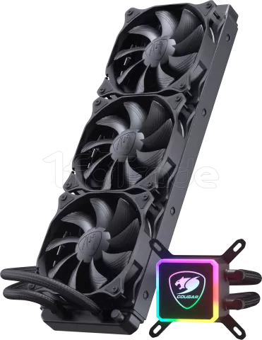 Photo de Kit Watercooling AIO Cougar Aqua RGB - 360mm (Noir)