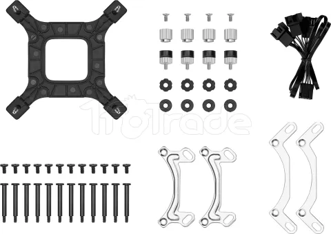 Photo de Kit Watercooling AIO DeepCool LE720 RGB - 360mm (Noir)