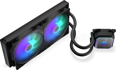 Photo de Kit Watercooling AIO Endorfy Navis F RGB - 280mm (Noir)