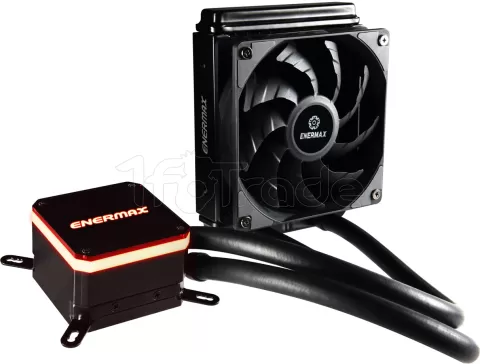 Photo de Kit Watercooling AIO Enermax LiqMax III RGB - 120mm (Noir)