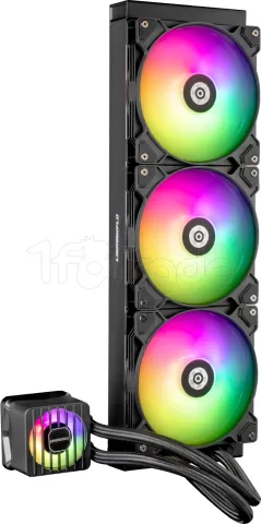 Photo de Kit Watercooling AIO Enermax LiqMaxFlo RGB - 420mm (Noir)