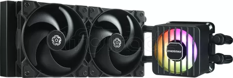 Photo de Kit Watercooling AIO Enermax LiqMaxFlo SR RGB - 240mm (Noir)