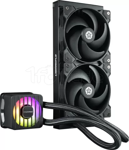 Photo de Kit Watercooling AIO Enermax LiqMaxFlo SR RGB - 240mm (Noir)