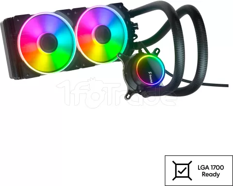 Photo de Kit Watercooling AIO Fractal Design Celsius+ S Prisma RGB - 240mm (Noir)