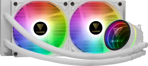 Photo de Kit Watercooling AIO Gamdias Chione M3 RGB - 240mm (Blanc)