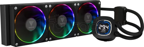 Photo de Kit Watercooling AIO Gamdias Chione M4 RGB - 360mm (Noir)