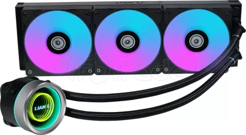 Photo de Kit Watercooling AIO Lian Li Galahad II Trinity RGB - 360mm (Noir)