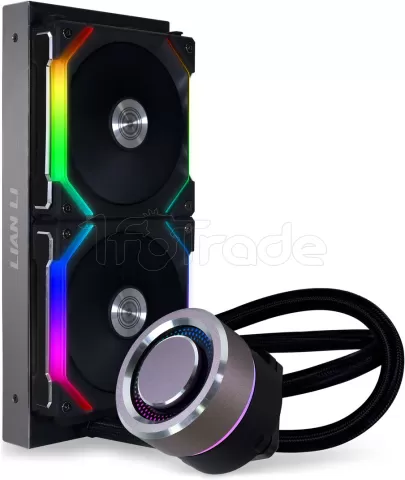 Photo de Kit Watercooling AIO Lian Li Galahad SL RGB 240mm (Noir)