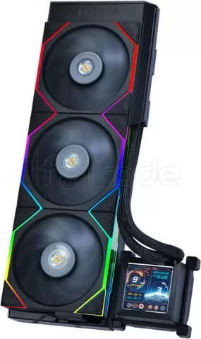 Photo de Kit Watercooling AIO Lian Li HydroShift TL RGB - 360mm (Noir)