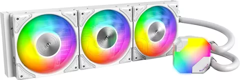 Photo de Kit Watercooling AIO Montech HyperFlow RGB - 360mm (Blanc)