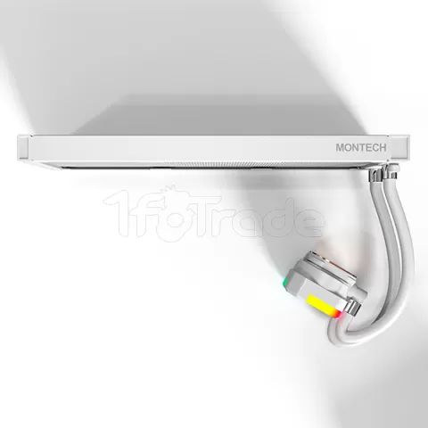 Photo de Kit Watercooling AIO Montech HyperFlow RGB - 360mm (Blanc)