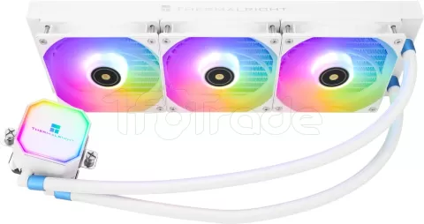 Photo de Kit Watercooling AIO Thermalright Frozen Prism RGB - 360mm (Blanc)