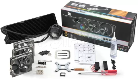 Photo de Kit Watercooling AIO Thermalright Turbo Right C RGB - 360mm (Noir)