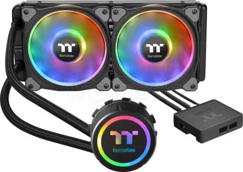 Photo de Kit Watercooling AIO Thermaltake Floe DX RGB - 240mm (Noir)