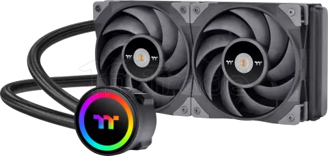 Photo de Kit Watercooling AIO Thermaltake ToughLiquid RGB - 240mm (Noir)