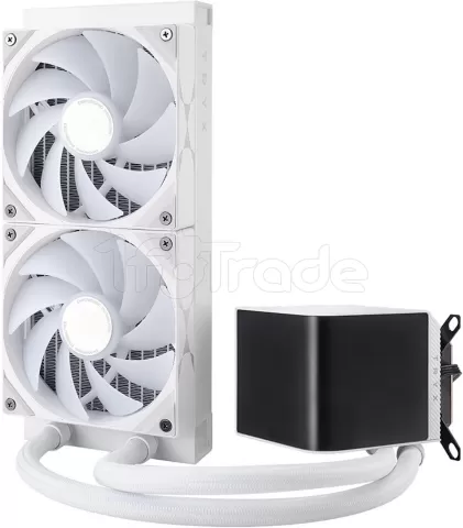 Photo de Kit Watercooling AIO Tryx Panorama RGB - 240mm (Blanc)