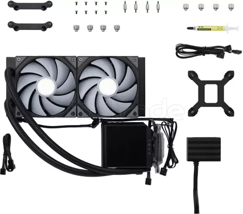 Photo de Kit Watercooling AIO Tryx Panorama RGB - 240mm (Noir)