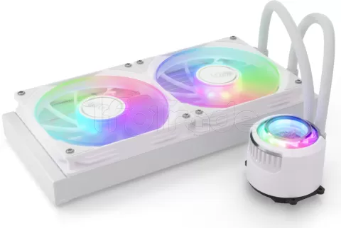 Photo de Kit Watercooling AIO Valkyrie Jarn RGB - 240mm (Blanc)