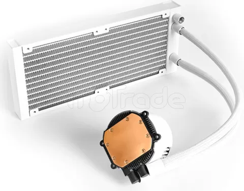 Photo de Kit Watercooling AIO Valkyrie Jarn RGB - 240mm (Blanc)