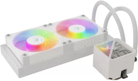 Photo de Kit Watercooling AIO Valkyrie V-Lite RGB - 240mm (Blanc)