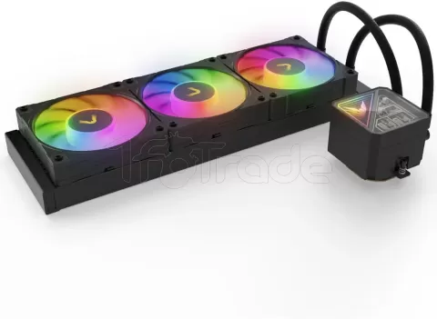 Photo de Kit Watercooling AIO Valkyrie V-Lite RGB - 360mm (Noir)