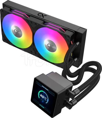 Photo de Kit Watercooling AIO Xigmatek Connect RGB - 240mm (Noir)