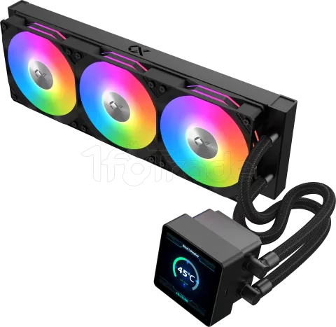 Photo de Kit Watercooling AIO Xigmatek Connect RGB - 360mm (Noir)