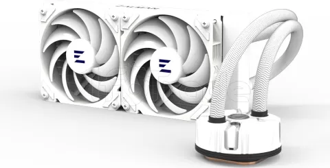 Photo de Kit Watercooling AIO Zalman Reserator5 Z RGB - 240mm (Blanc)