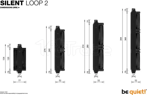 Photo de Kit Watercooling be quiet! Silent Loop 2 240mm (Noir)