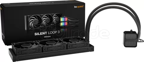 Photo de Kit Watercooling be quiet! Silent Loop 3 RGB - 360mm (Noir)