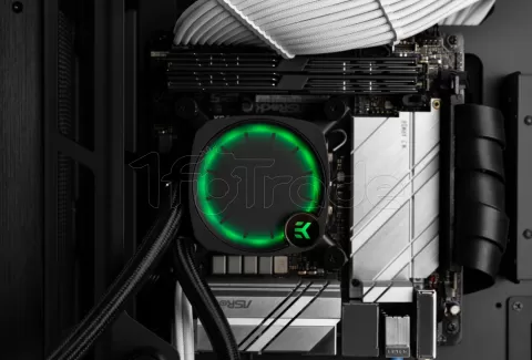 Photo de Kit Watercooling Ekwb AIO Nucleus Lux RGB - 240mm (Noir)