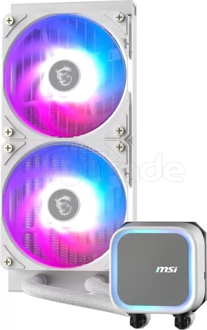 Photo de Kit Watercooling MSI Mag CoreLiquid A13 RGB - 240mm (Blanc)