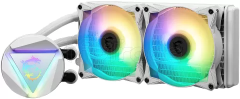 Photo de Kit Watercooling MSI Mag CoreLiquid R V2 RGB - 240mm (Blanc)