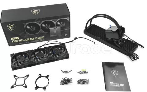 Photo de Kit Watercooling MSI Meg CoreLiquid S - 360mm (Noir)