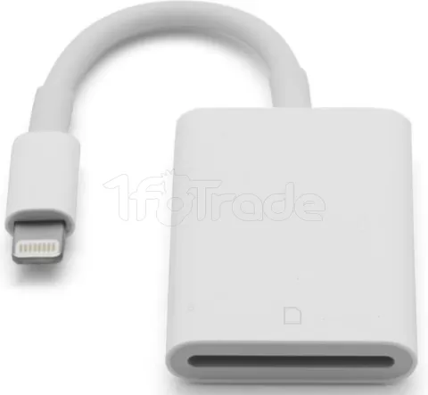 Photo de Lecteur de Cartes externe Lightning Apple (Blanc)